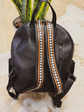 Black Checkered Backpack