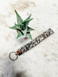 Cowhide Keychain Wristlets