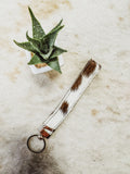 Cowhide Keychain Wristlets