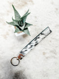 Cowhide Keychain Wristlets