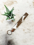 Cowhide Keychain Wristlets