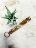 Cowhide Keychain Wristlets