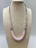 Pink Conch Graduated Necklace - 23 inch