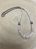 Pink Conch Graduated Necklace - 23 inch