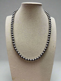 6mm Sterling Pearl Necklace - 22 inch