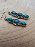 Kingman Turquoise Dangle Earrings by Hada