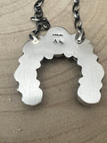 Augustine Largo Navajo Handmade Kingman Naja Necklace - 18 inch