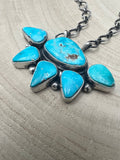 Bobby Johnson Turquoise & Sterling Silver Necklace