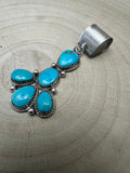 Ernest Hawthorne Sonoran Turquoise & Sterling Silver Pendant