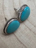 Ernest Hawthorne Turquoise & Sterling Silver Earrings