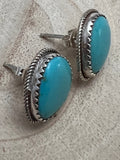 Ernest Hawthorne Turquoise & Sterling Silver Earrings