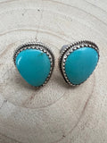 Ernest Hawthorne Turquoise & Sterling Silver Earrings