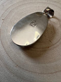Ernest Hawthorne White Buffalo & Sterling Silver Pendant