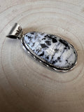 Ernest Hawthorne White Buffalo & Sterling Silver Pendant