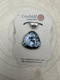 Ernest Hawthorne White Buffalo & Sterling Silver Pendant