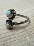 Janice Spencer Navajo Handmade Opal Adjustable Ring