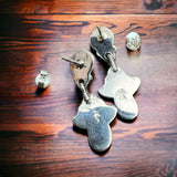 Judy Largo Turquoise & Sterling Silver Earrings