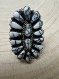 Juliana William Navajo Handmade White Buffalo RIng - Size 9.5