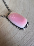 Large Pink Conch on Sterling Silver Necklace by Tia Long - 18 inch
