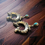 Lee Shorty Turquoise & Sterling Silver Earrings