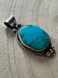 Rena Begay Turquoise & Sterling Silver Pendant