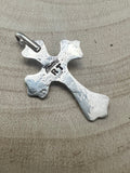 Rick Tolino Handmade Kingman Turquoise Cross Pendant