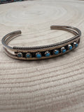 Susie Livingston Turquoise & Sterling Silver Bracelet