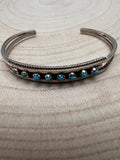 Susie Livingston Turquoise & Sterling Silver Bracelet