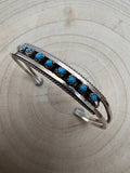 Susie Livingston Turquoise & Sterling Silver Bracelet