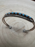 Susie Livingston Turquoise & Sterling Silver Bracelet