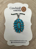 Vera Hallusewa Turquoise & Sterling Silver Pendant