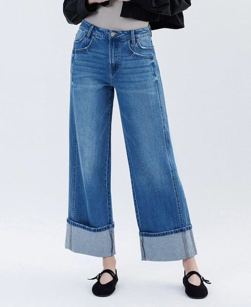 Chasin' Horizons Super High Rise Wide Denim