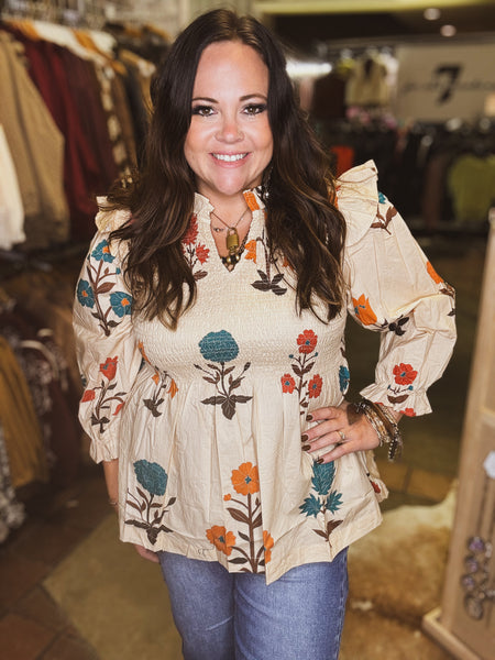 Wildflower Whispers Top-CURVY