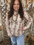Vintage Posy Top-CURVY