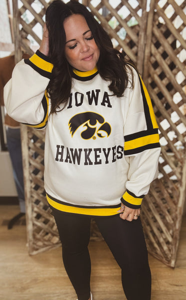 IOWA Gameday Couture Colorblock Turtleneck