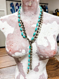 Crystal & Stone Lariat Necklaces