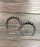 Handmade Squash Graduated Navajo Bead Earrings