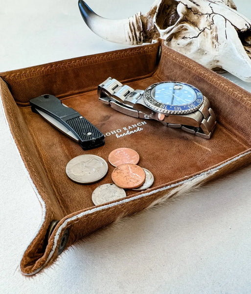 Cowhide Leather Trays