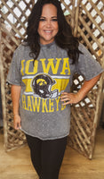IOWA Rhinestone Gameday Couture T Shirt