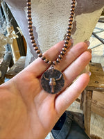 Coin Navajo Pearl Necklace