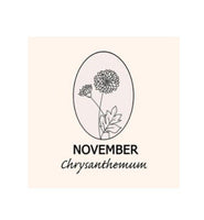 Birthday Month Flower Necklace