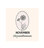 Birthday Month Flower Necklace