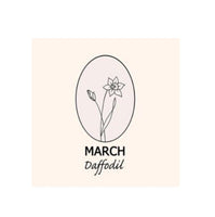Birthday Month Flower Necklace