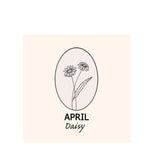 Birthday Month Flower Necklace