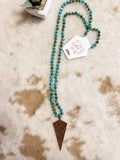 Glitzy Arrowhead Necklaces