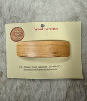 Wood Barettes