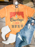 Cowboys & Beer Tee