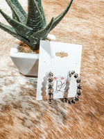 Silver Bubble Hoop Earrings