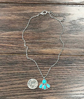 Fan Navajo Turquoise Necklace