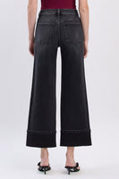 Smokeshow High Rise Cuffed Wide Denim